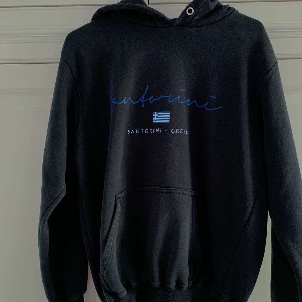 Santorini Greece hoodie